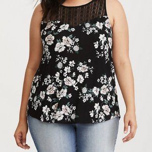 Torrid lace floral tank 3